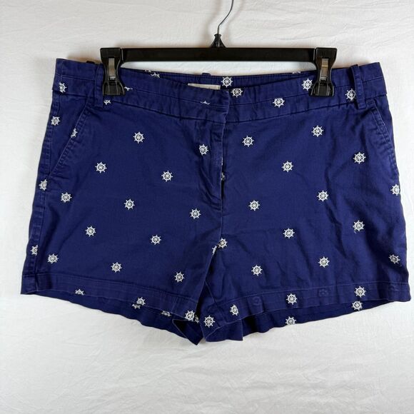 Pants - Telluride Clothing Co Navy Ship Wheel Embroidered Chino Shorts Size 10